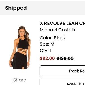 (Hard to photograph so using the revolve photos!) two piece set!